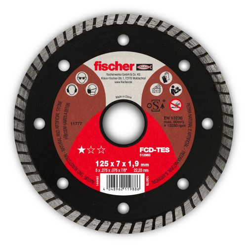 FCD-TES 115 x 1.9 x 22.23 DIA 512862 FISCHER