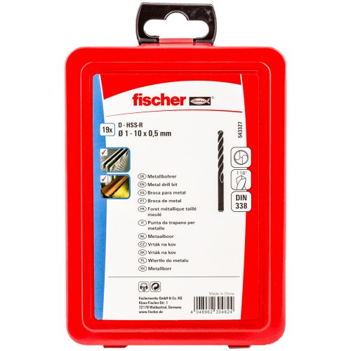 HSS-R Set 1-10 mm 543327 FISCHER