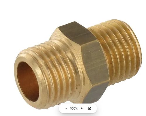 Brass coupling 2xVO 1/2" FG28012MS