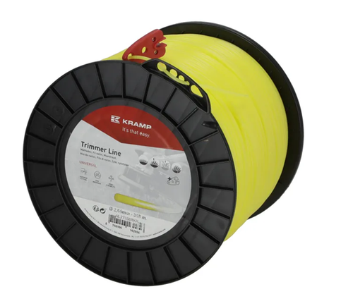 NL27358RKR Kramp trimmer line diameter 2.65 mm, 358 m, round, yellow