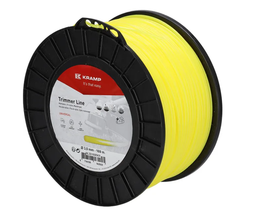 NL30169RKR Kramp trimmer line diameter 3 mm, 169 m, round, yellow