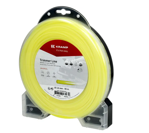 NL3056RKR Kramp trimmer line diameter 3 mm, 56 m, round, yellow