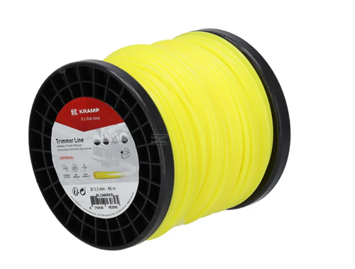 NL3346RKR Kramp trimmer line diameter 3.3 mm, 46 m, round, yellow