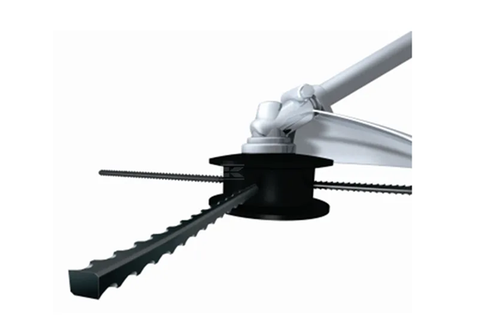 NL45026NKR Nylon toothed cable Kramp diameter 4.5 mm; 0.26 m, square, black, Kramp